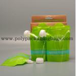 Resealable 150ml 200ml 100mic Stand Up Spout Pouch With Caps For Juice