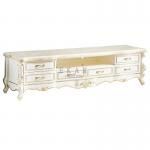 Classic Marble Top Living Room Furniture White Tv Stand for sale
