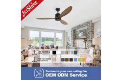 China 2- 1stshine Solid Wood Ceiling Fan with Optional LED Lighting and Remote Control supplier