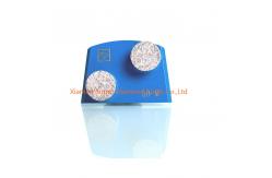 China Sharp Concrete Grinding Tools Double Round Segments For LAVINA  Grinders supplier
