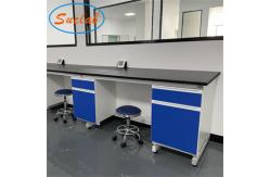 China Practical School Modular Laboratory Benches , Alkali Resistant Science Lab Desk supplier
