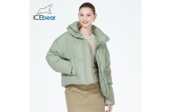 China Short Winter Coat Fashionable Double Breasted Cotton Trench Coat For Commuters supplier