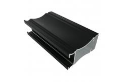 China Sliding Window Frame Office Building Materials 6m Black Anodized Aluminum Profiles supplier