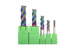 China High Efficiency 3 Flutes Aluminium End Mill DLC Coating Big Capacity 12mm supplier