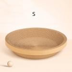 Round Cat Scratch Board Bed Toy No Chip Tease Cat Scratch Basin Crawl Nest for sale