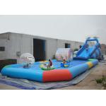 Customize Made Kids Inflatable Pool Water Park with Slide for Fun for sale