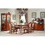 7Pcs Kitchen Simple Luxury Wood Dining Room Sets Commercial ISO 9001 for sale