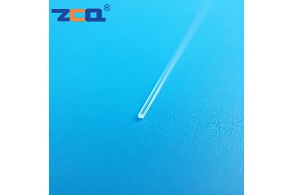 High Precision Quartz Glass Rod Rectangular Shape Length 3-300mm