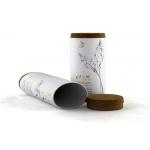 Hot Stamping Paper Tube Packaging Matte Lamination For Cosmetic Packaging