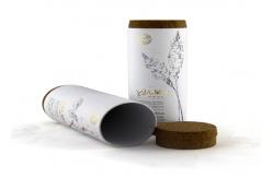 China Hot Stamping Paper Tube Packaging Matte Lamination For Cosmetic Packaging supplier