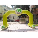 Yellow Color Custom Inflatable Arch Rental Flame Retardant For Sport for sale