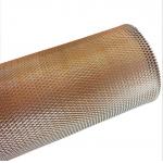 Diamond Shape Copper Expanded Metal Sheet Small Hole Standard