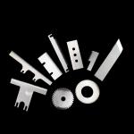 High Hardness Custom Cutting Blades Tungsten Steel for sale