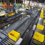 High Reliability Automatic Roller Conveyor System Customizable Length for sale