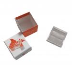 2 Pcs Chocolate Packaging Printing Kraft Paper Box With Plastic Clear Inner for sale