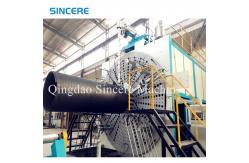China HDPE Structured Wall Spirally Wound Piping Extrusion Production Line supplier