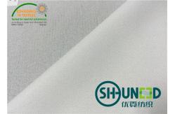 China 30D * 50D Double Dot Twill Weave Woven Interlining For Apparel Industry supplier
