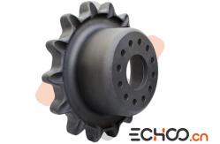 China Chain Idler Sprocket Compact Track Loader Undercarriage Parts With 12 Bolt Holes supplier