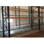 Adjustable Pallet Racking System , Robot Welding Wire Mesh Decking For Warehouse for sale