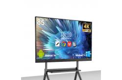 China 8+128GB 4K 40 Point Touch Screen Classroom Education Interactive Digital Whiteboard supplier