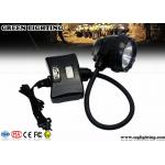 1.6W Semi Corded CREE Led Cap Lamp Underground Mining Three Charging Modes for sale