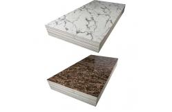 China 1220x2440 PVC Imitation Marble Sheet Waterproof Alternative Board Wall Sheet supplier