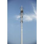 Mono Pole Galvanized Self Supporting Antenna Tower for sale