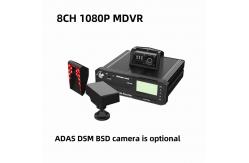 China Vehicle CCTV System With 8CH 1080P ADAS DSM BSD And Passenger Counter supplier