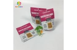 China Tea / Powder / Coffee Stand Up Zipper Pouch Bags Smell Proof Poly Matte Doypack supplier