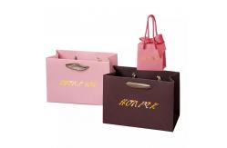 China Custom Thick Marble Printed Paper Carrier Bags 28x20x10cm 250g C1s Art Paper supplier