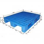 Reversible HDPE Plastic Pallets 1000 X 800 Lightweight Nesting Pallet