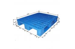 China 1000x800 Stackable Plastic Pallet HDPE Moisture Resistant For Medical supplier