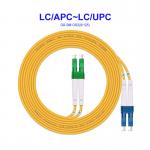 LC APC LC UPC OS2 Single Mode Fiber Optic Cable for sale