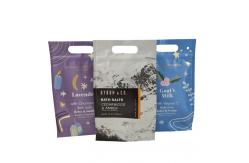 China Custom Design Stand Up Zipper Pouch Body Scrub Packaging Aluminum Foil Mylar Bags supplier