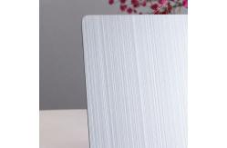China Flat Shape Hairline 201 Stainless Steel Sheet Cold Rolled DIN EN Standard supplier