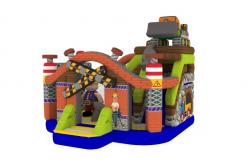 China Tool Topics 0.55mm 6.5x6.5x5.5m Inflatable Fun City supplier
