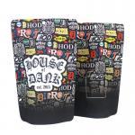 Custom Printed Zipper Smell Proof Mylar Bag Soft Touch 3.5g Child Resistant For Edibles for sale
