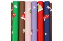 China Christmas Gift Flower Wrapping Paper 58cm X 58cm 20 Sheets In Bag supplier