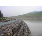 Galfan Woven 0.5m Height Mesh Gabion Baskets In River for sale
