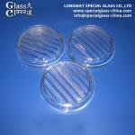 Custom Textured Soda Lime Glass Light Cover For Diffuse Light Lamp Cover for sale