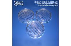 China Custom Textured Soda Lime Glass Light Cover For Diffuse Light Lamp Cover supplier