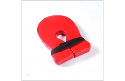 China Purple Swimming Float Neck Collar , Swimming Neck Float Vertical Horizontal Position supplier