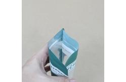 China Custom Plastic Compound Bags Widen Bottom with Transparent Window In Front supplier