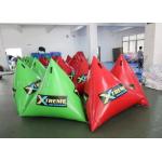 Green Inflatable Marker Buoy / Inflatable Floating Water Park 3 Years Warranty for sale