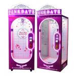 50KG Customized Black Pink Date Arcade Coin Operated Games Claw Machine Prize Cutting for sale