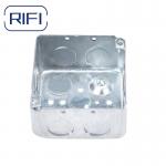 UL Standard Electrical Conduit Square Junction Box Galvanized Outlet Box Conduit Metal Box