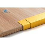 Anodized Aluminium L Profiles Golden Color 2.5m Length Alu6063 Material for sale