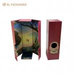 Custom Elegant Whisky Wine Box Double Door Magnet Cardboard Wine Gift Box Packaging With Logo for sale