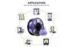 China IBOSS 3D Printing Filament 1.75mm Flash Point Purple PETG Filament supplier