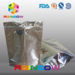 Standing Aluminum Foil Pouch For Supplement / Foil Doypack With Zipper for sale